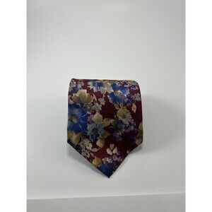 Floral Print Tie Necktie Camden Court  necktie